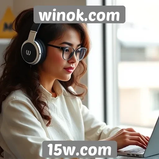 Exploração das funcionalidades do site winok.com